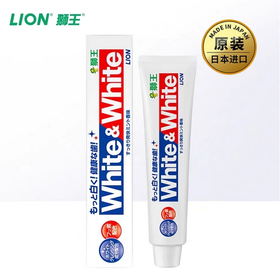 日本White&White LION狮王美白牙膏(荷兰薄荷香型)