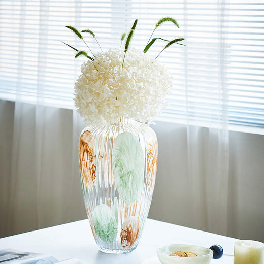 碧轩透明玻璃花瓶水培干花插花客厅装饰品摆设餐桌鲜花插花瓶摆件 商品图2