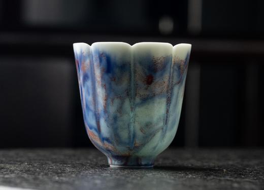 雨花彩葵口杯 商品图0