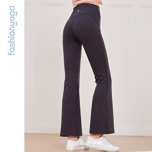 凡圣瑜伽蜜桃提臀长九分喇叭裤FC14924 商品图6