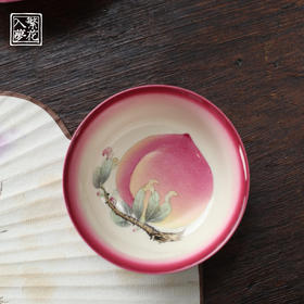 繁花入梦卧足杯（桃花嫣香）（缺货）