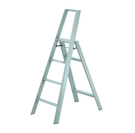 日本长谷川家用双扶手四层梯子 绿色 商品图0