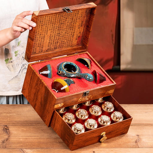 【非遗大师匠心制作】武夷山金骏眉小种红茶茶叶 乌龙茶大红袍普洱茶茶叶 礼盒装中秋送礼，典雅礼盒有颜有面馈赠佳选 商品图6