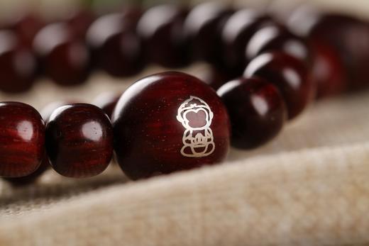 XYZT0578°不惹尘埃·印度小叶紫檀项链手串0.8*0.9*108 商品图2