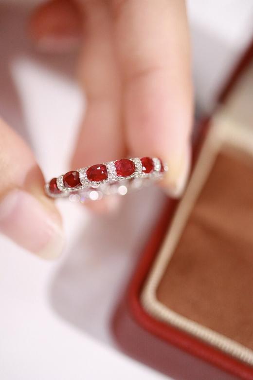 3.13ct 红宝石排戒 商品图4