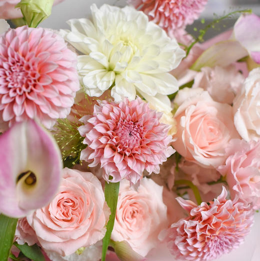 《夏梦妮》奶油桃子马蹄莲花束混搭 商品图7