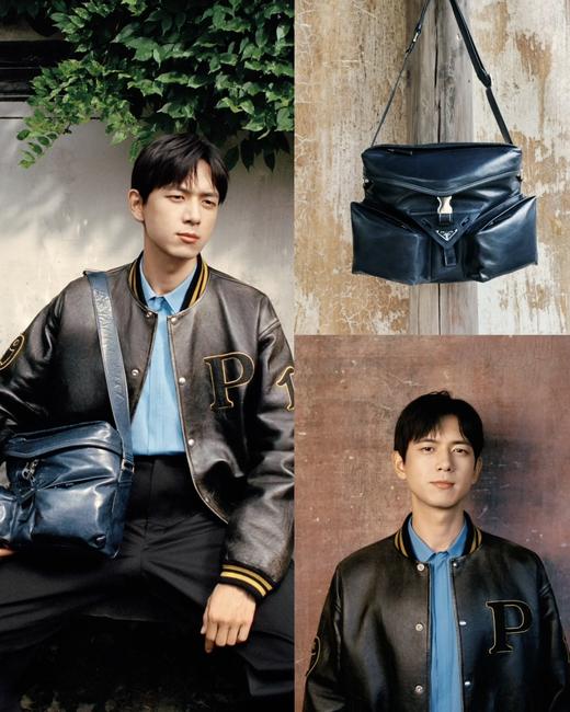 只有12个！独家！！油蜡牛皮！随便出入专柜！新款普拉达走秀新款 油蜡皮机车包单肩斜挎包 商品图3