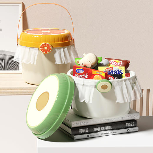 【萌果收纳桶】手提糖果零食桶喜事伴手礼 儿童礼品桶玩具收纳盒 商品图1