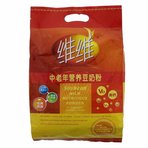 维维 中老年营养豆奶粉 500g 商品图0