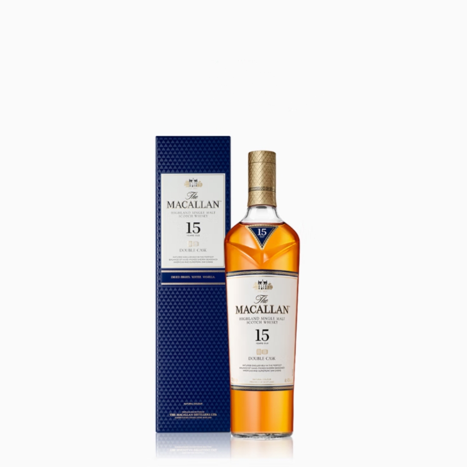 麦卡伦15年双雪莉桶单一麦芽威士忌 700ml