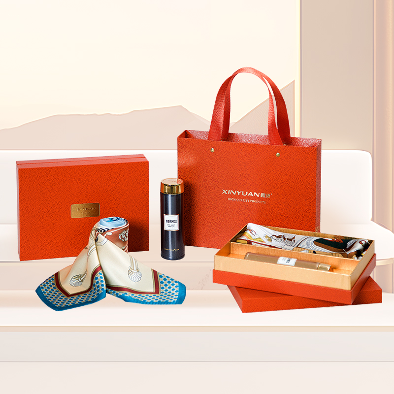 鑫缘 精品丝巾保温杯组合 GS0006