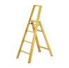 日本长谷川家用 双扶手四层梯子 黄色 商品缩略图0