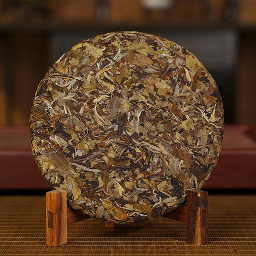 自带冰岛甜，花蜜香【冰岛甜白茶】2023年云南临沧茶区冰岛白茶古树茶饼357g 商品图2