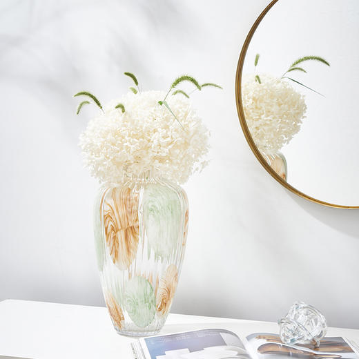 碧轩透明玻璃花瓶水培干花插花客厅装饰品摆设餐桌鲜花插花瓶摆件 商品图6