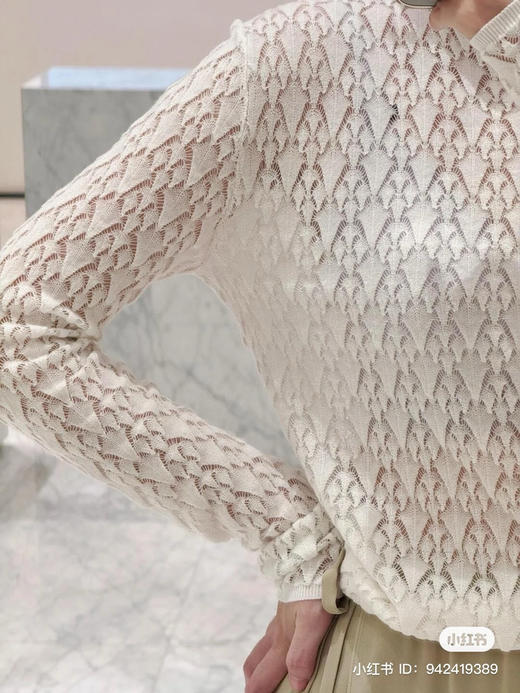 114-5 排他性独家圆正 小禾早秋 羊毛包芯纱 半高领套头长袖针织 商品图2