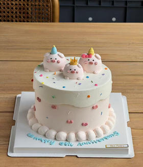 一家三口小可爱小猪 （需提前两天下单 ）