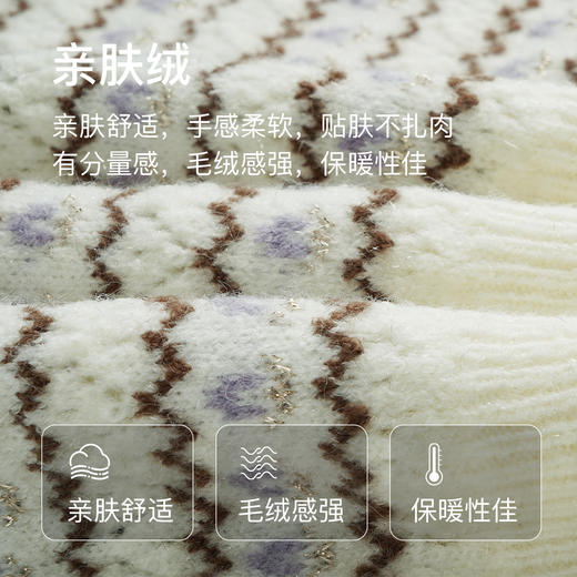 
欧芮儿法式v领条纹提花毛衣开衫女秋2024新款复古百搭针织外套 商品图4