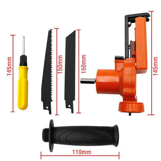 【货号04679】手电钻变曲线锯电钻秒变马刀锯机头总成曲线锯往复锯 商品图3