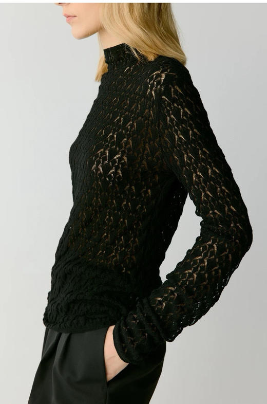 114-5 排他性独家圆正 小禾早秋 羊毛包芯纱 半高领套头长袖针织 商品图13