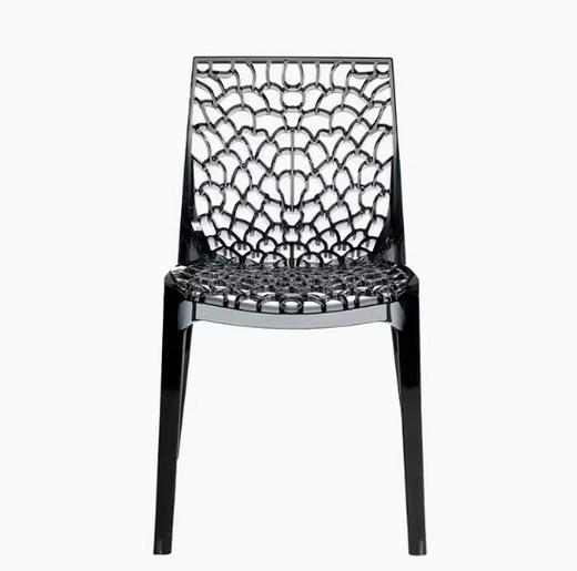 GRANDSOLEIL意大利进口网格亮面椅（透明） 商品图4