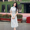 夏季复古新中式年轻款改良奥黛旗袍GR1091 商品缩略图2