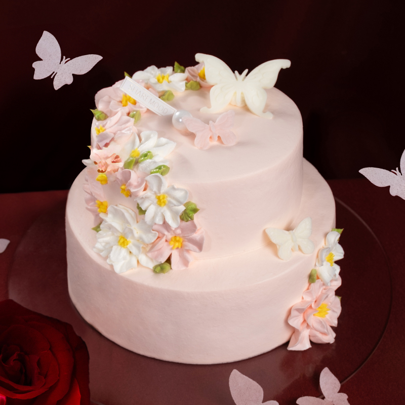 【蝴蝶花海】玫瑰花冻希腊酸奶