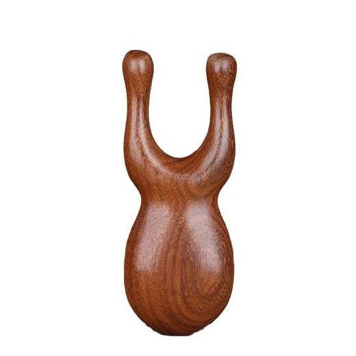 「抖音同款！9.9元到手」檀木按摩眼睛眼周小青蛙梳子居家日用按摩器搓耳朵刮鼻子梁脸提拉经络 商品图4