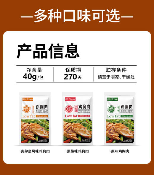 【超值59.9到手15包！】健康低脂肪 控脂放肆吃不挨饿 上蔬房即食鸡胸肉 低卡轻食低脂食品 健身增肌熟食 主食高蛋白 抗饿小零食-QQ 商品图5