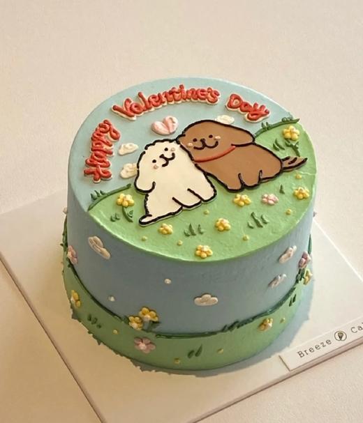 【臻品系列】---【平面手绘线条小狗】 商品图0