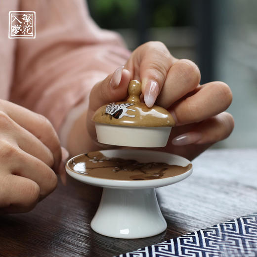 繁花入梦盖置（阁中时鸣）盖置（古意游蝶）（缺货） 商品图3