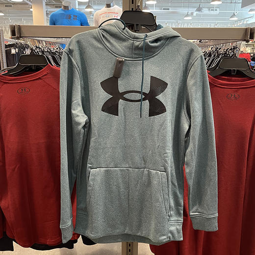 Under Armour/安德玛 男士秋季加绒保暖袋鼠兜运动休闲卫衣 商品图0