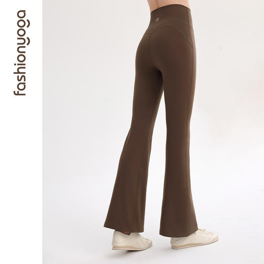 凡圣瑜伽蜜桃提臀长九分喇叭裤FC14924 商品图13