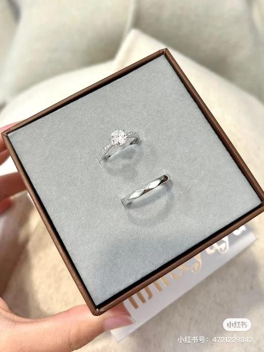 莫桑钻对戒 商品图0