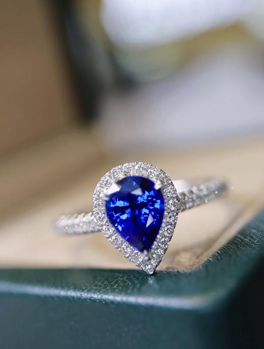 1.15ct 蓝宝石戒指 商品图1