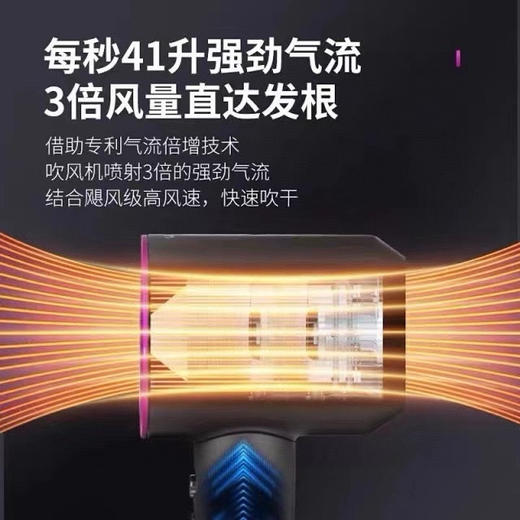 彩陶戴森吹风机。彩陶波普配色。黄玉橙色 商品图4