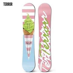 【断码六折】TERROR探锐单板大宝贝小豹子冰淇淋滑雪单板女士专业全能雪板 50259 2715 50262 50256 50018