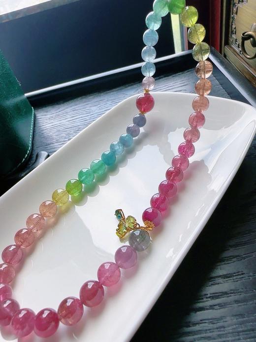 40.13g 8mm 碧玺手链 商品图3