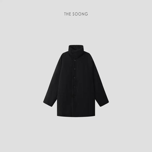 THESOONG| 「松弛边缘」95白鹅绒黑色高级感立领羽绒服HBWCYRF8090 商品图0