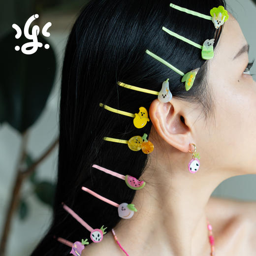 【25博主】古古楽gugu春夏节气蔬果系列发饰耳饰项链配饰 商品图1
