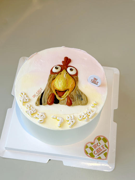 咕咕鸡手绘蛋糕 商品图0