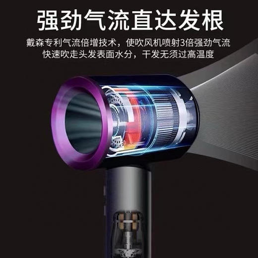 彩陶戴森吹风机。彩陶波普配色。黄玉橙色 商品图5