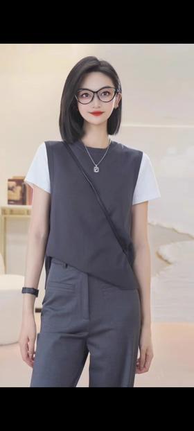 4F 哥弟  针织马甲