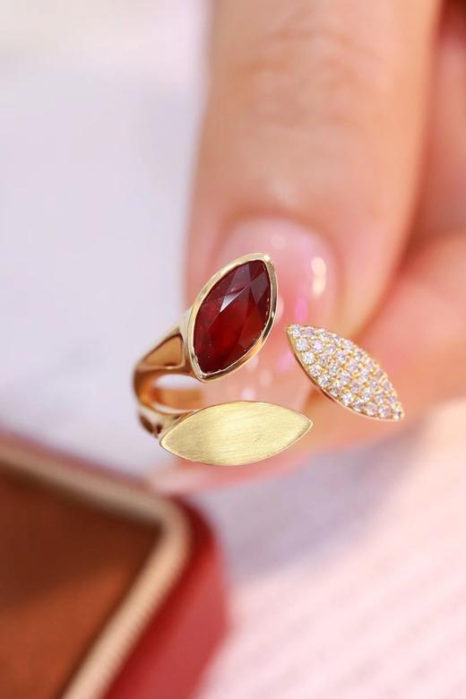 0.97ct 红宝石戒指 商品图2