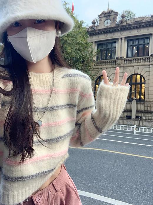<曾小咸推荐>条纹毛衣 日常128.90 立减58.91 秒杀69.99！！ 商品图3