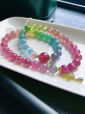 40.13g 8mm 碧玺手链