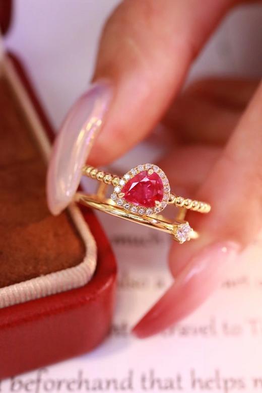 0.66ct 红宝石戒指 商品图6