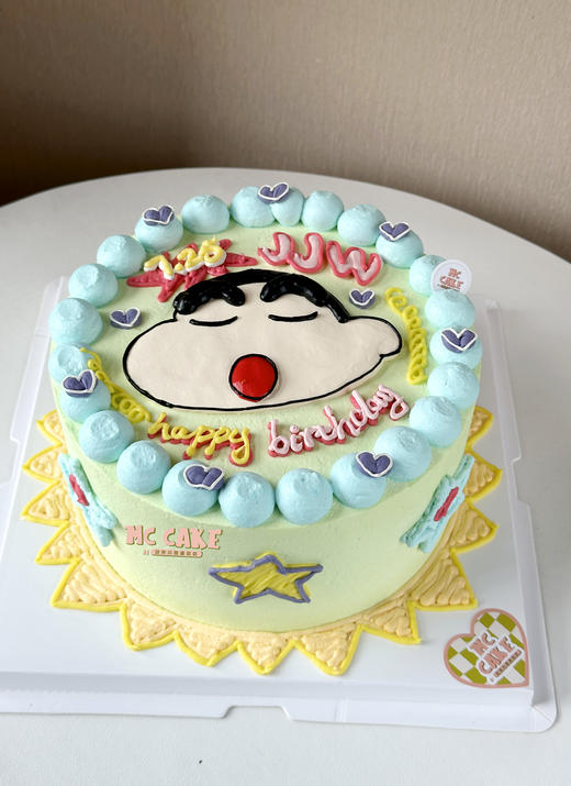 蜡笔小新手绘头像蛋糕 商品图1