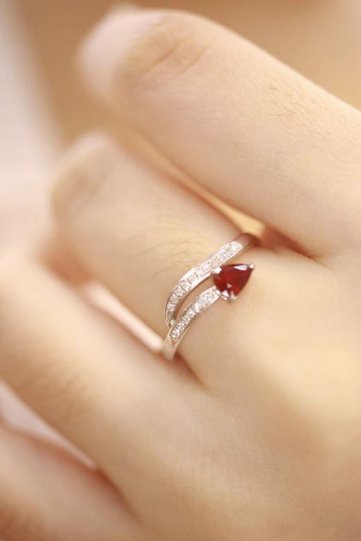 0.4ct 红宝石戒指 商品图7