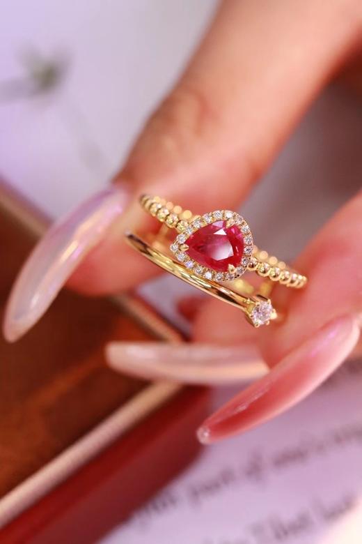 0.66ct 红宝石戒指 商品图5