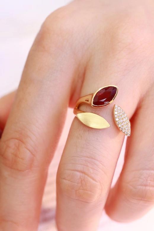 0.97ct 红宝石戒指 商品图4
